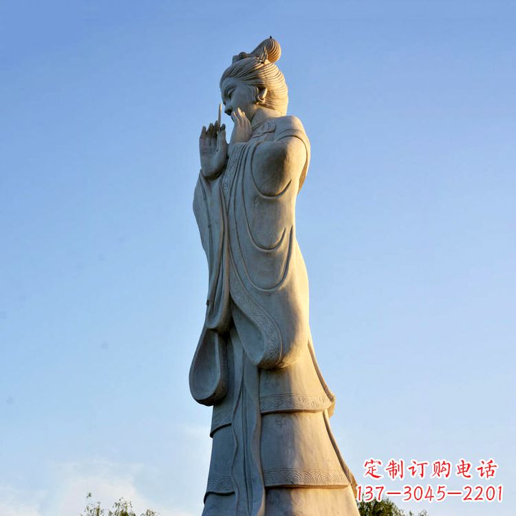 烟台大型貂蝉雕塑-景区景点古代美女著名历史人物雕像