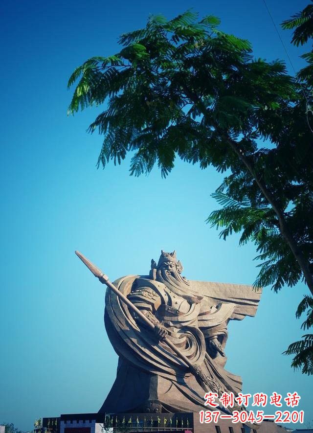 烟台大型关公石雕
