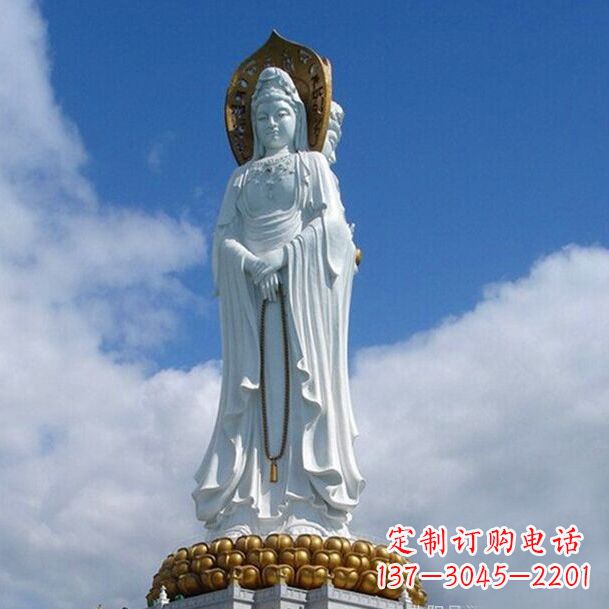 烟台观音石雕大型景观雕塑