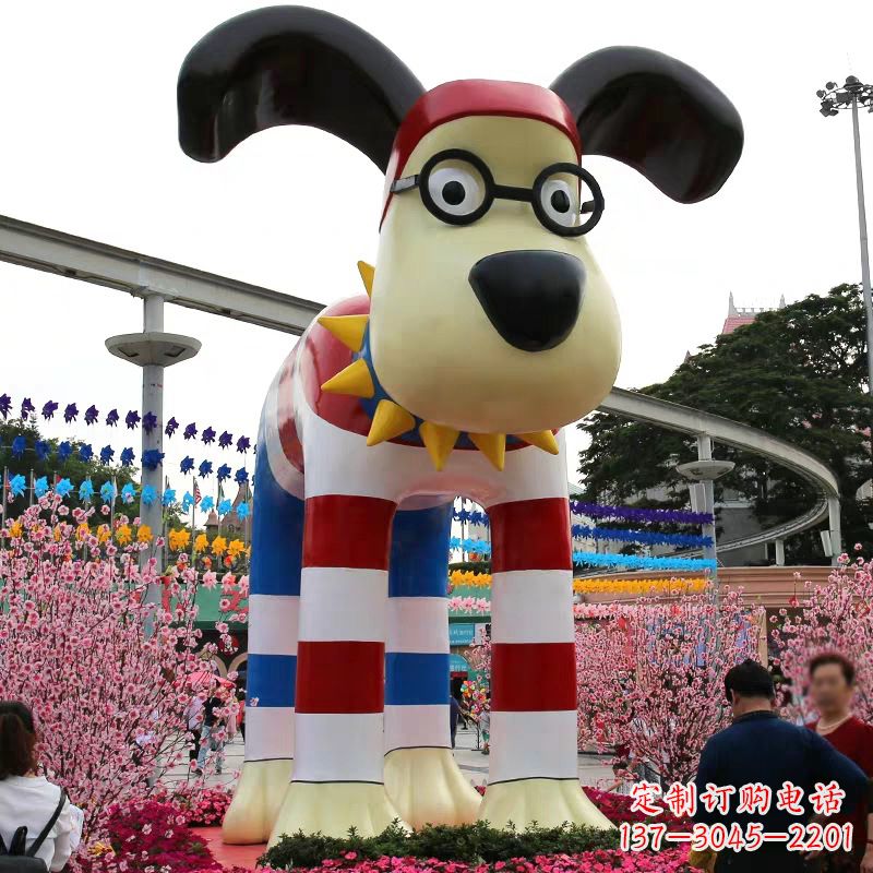 烟台大型动物雕塑-增添商场广场景观美陈