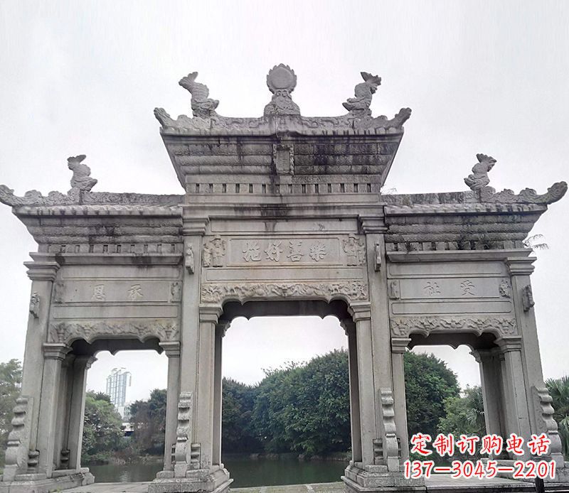 烟台大型牌坊石雕