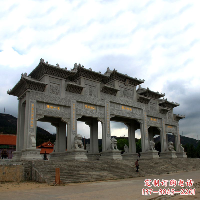 烟台大型牌楼雕塑制作