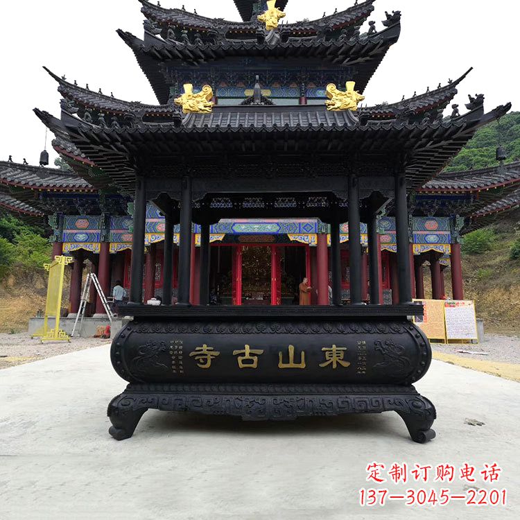 烟台优雅古典大型香炉雕塑