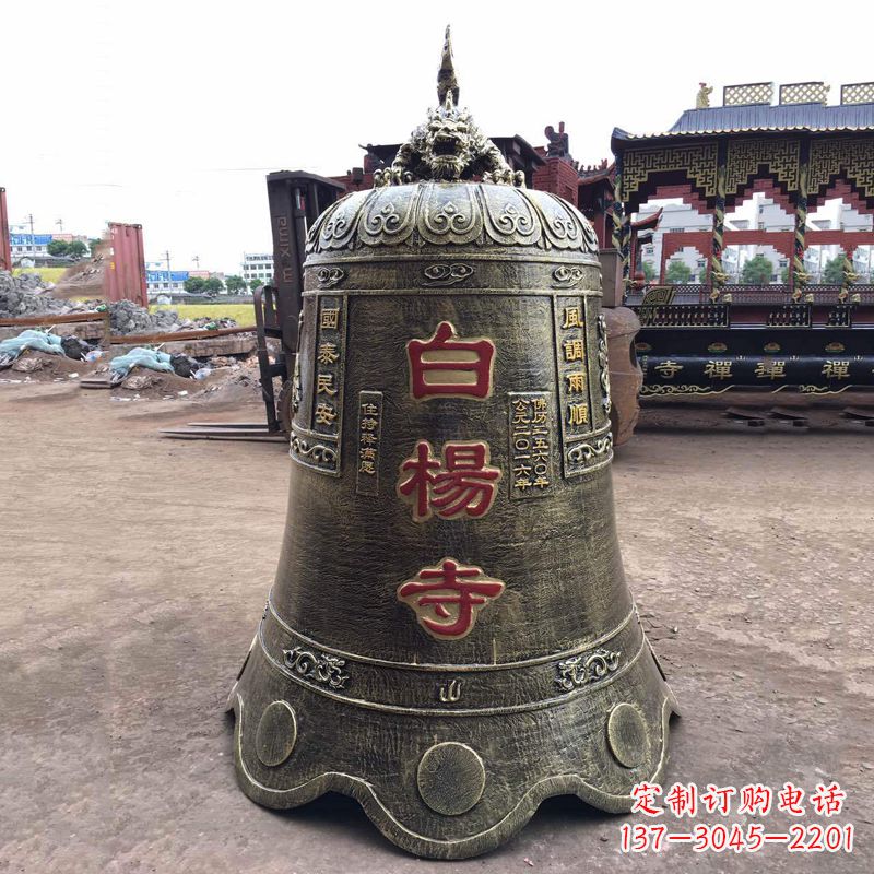 烟台优质铜钟雕塑定制
