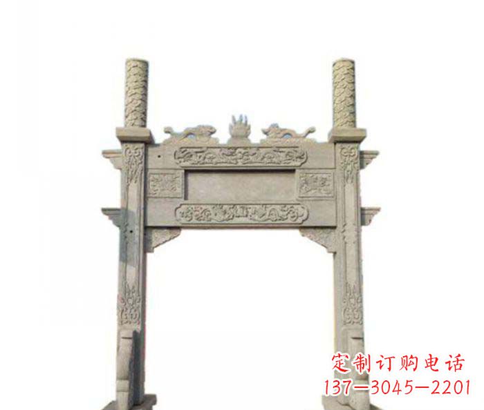 烟台产品名称中领雕塑-牌坊石雕