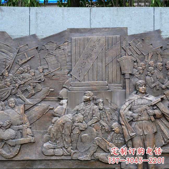 烟台纪念红军革命人物雕塑