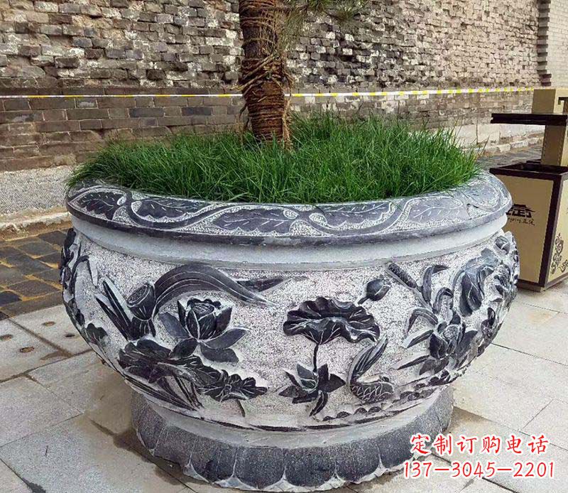 烟台精美花盆雕塑,点亮你的道路景观