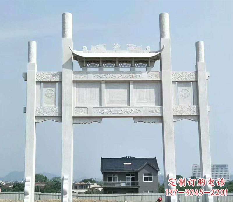 烟台精美牌坊雕塑