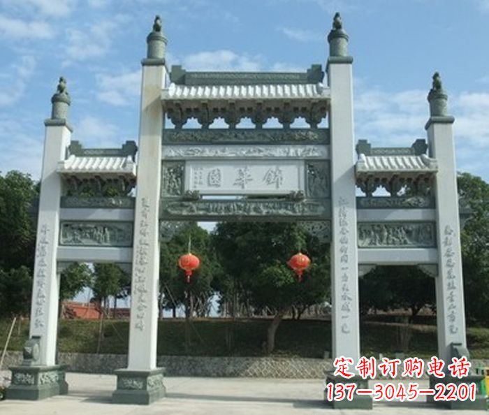 烟台牌坊雕塑艺术品定制精品