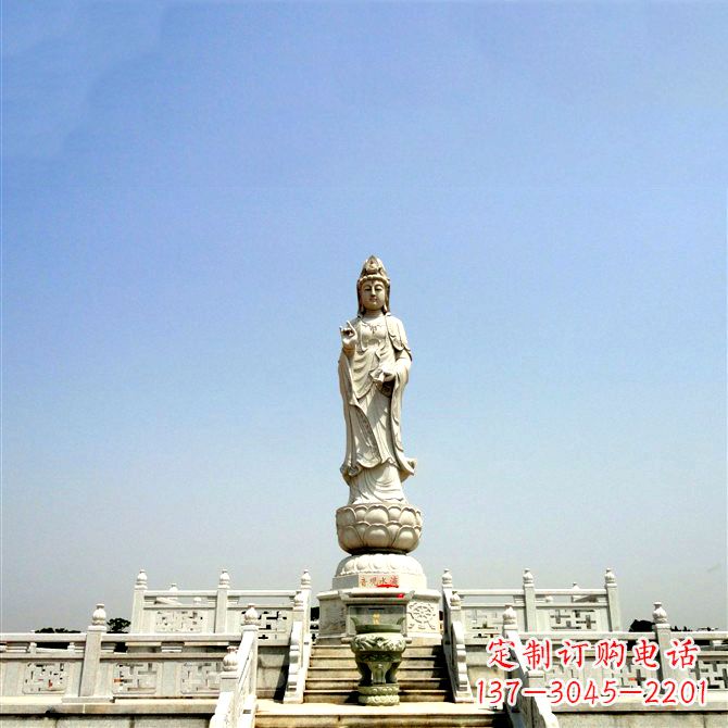 烟台观音大型石雕景观雕塑