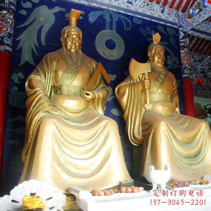 烟台帝喾铜雕神像,让你的家居更有气质