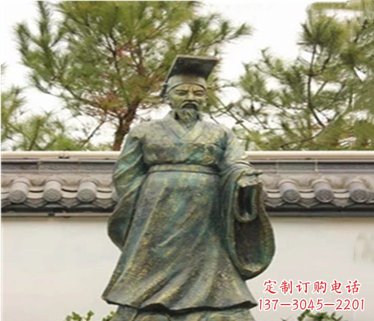 烟台青铜雕刻汉武帝铜雕