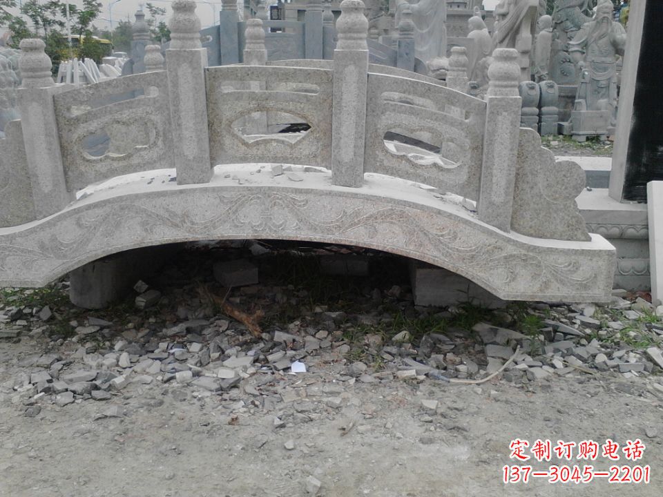 烟台雕刻小型石桥 拱形石雕桥园林 庭院专用_198