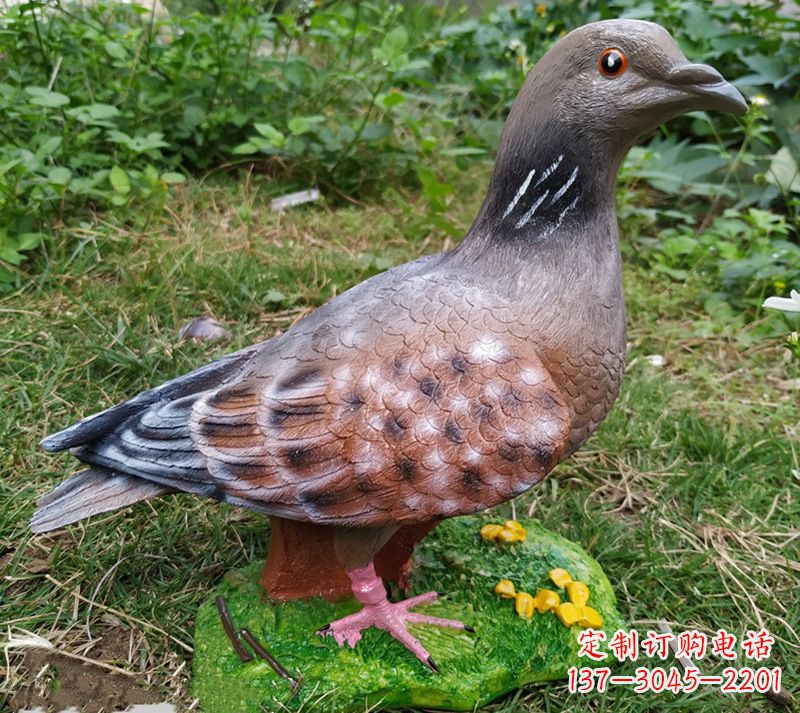 烟台普世和平鸽雕塑