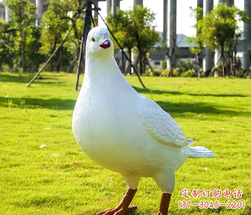 烟台雕塑和平鸽