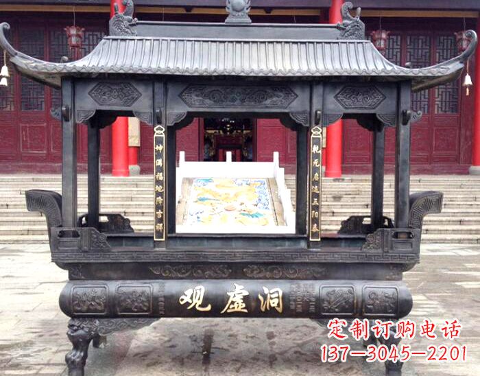 烟台雕塑铜香炉