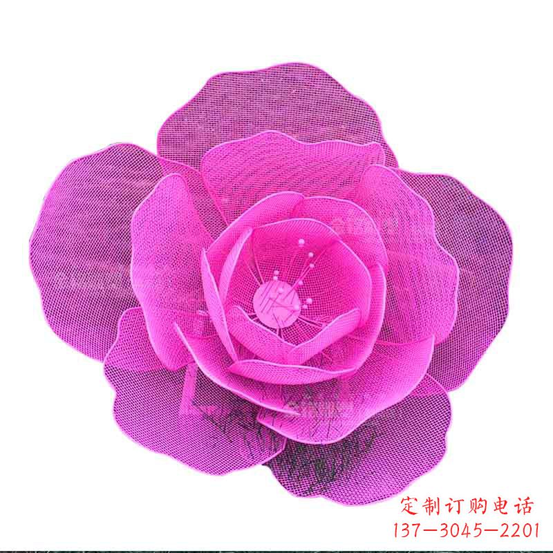 烟台精美玫瑰金属雕塑