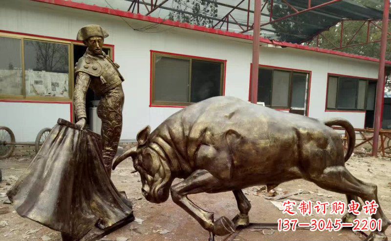 烟台中领雕塑-装饰艺术级牛雕塑