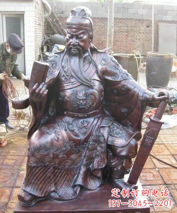 烟台关公铜雕——象征着一份久远精神的传承