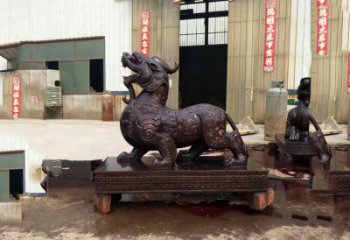 烟台独角兽铸铜雕塑—精雕细琢的艺术瑰宝