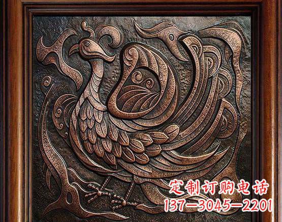 烟台锻铜朱雀雕塑