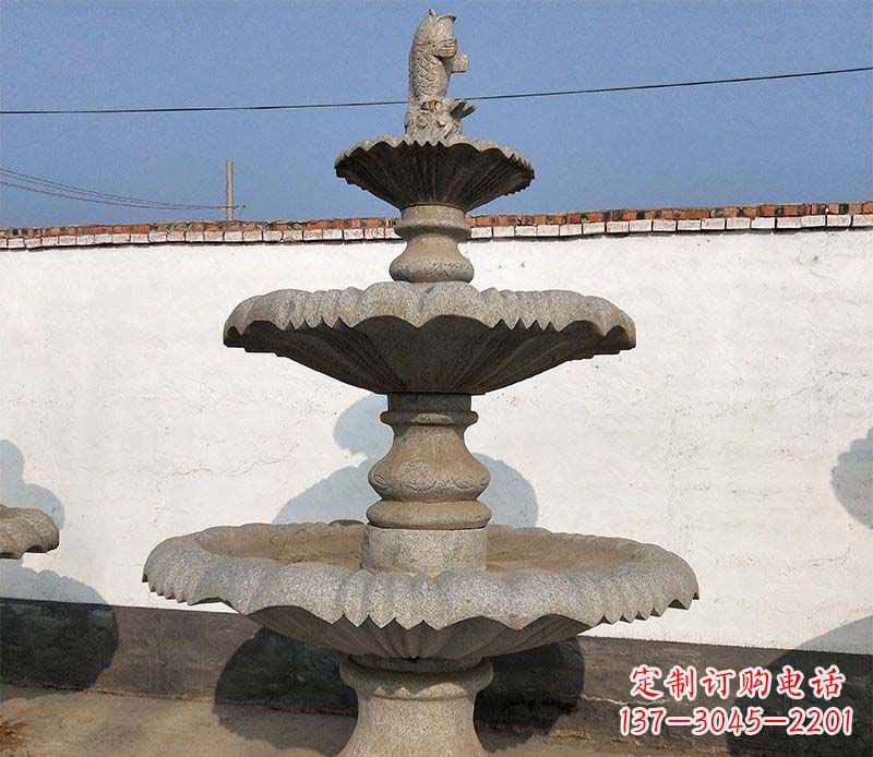 烟台多层石质喷泉雕塑