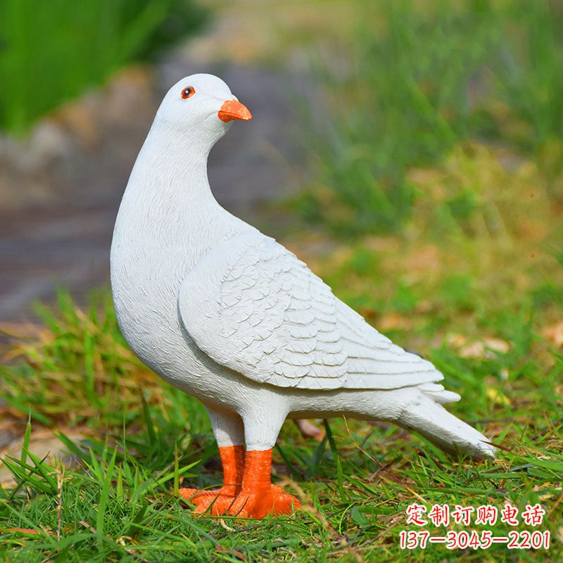 烟台和平鸽雕塑传递和平与希望的象征