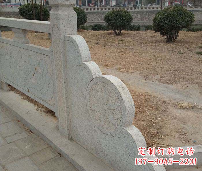 烟台精美仿古护城河石雕栏板