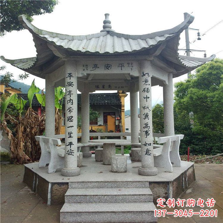 烟台精美大理石凉亭雕塑