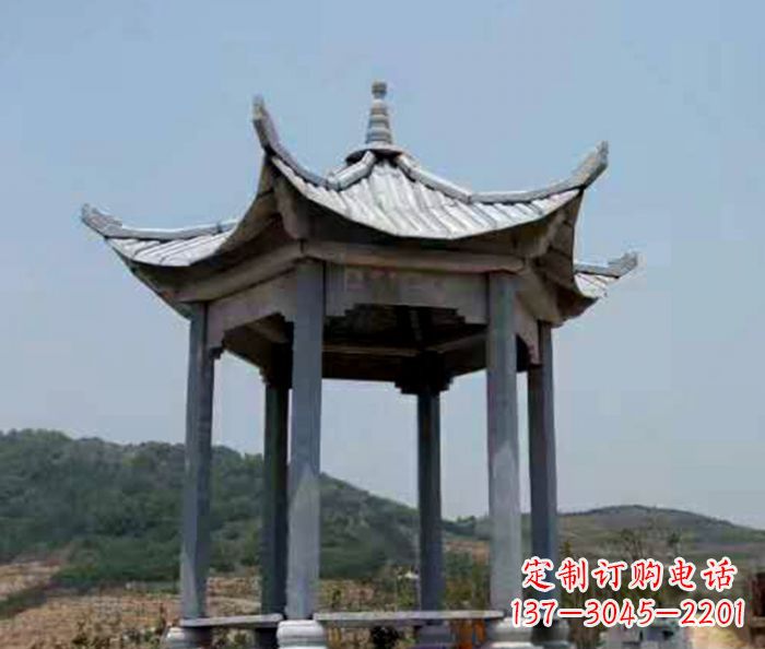 烟台仿古石雕凉亭