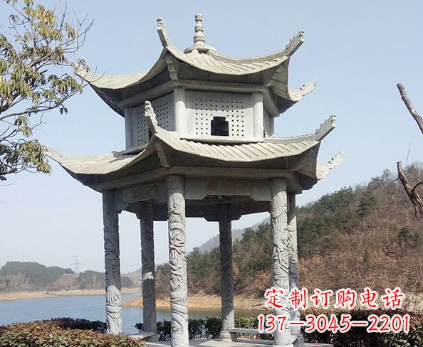 烟台古典凉亭石雕