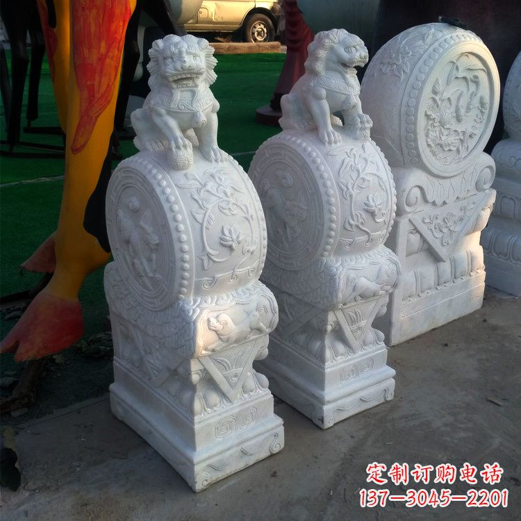 烟台仿古门墩石雕塑,让您的家园更加精致