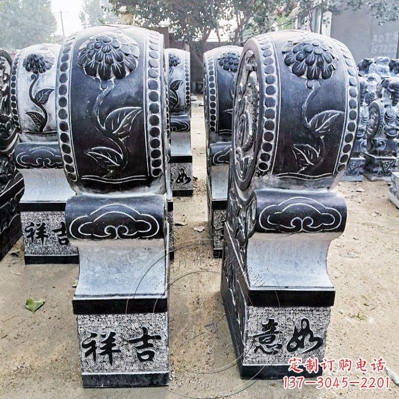 烟台古典门墩雕塑