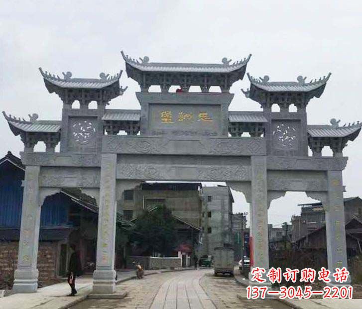 烟台精美牌坊石雕