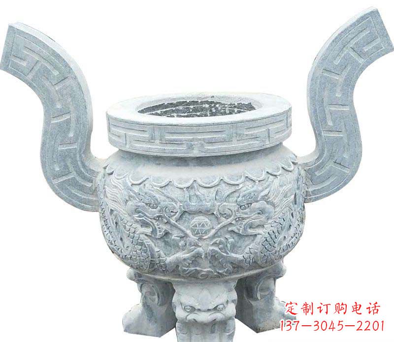 烟台精美仿古香炉石雕