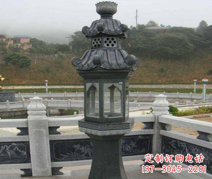 烟台仿古石灯公园景观石雕