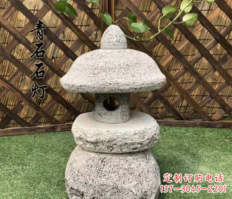 烟台仿古石灯公园照明灯石雕