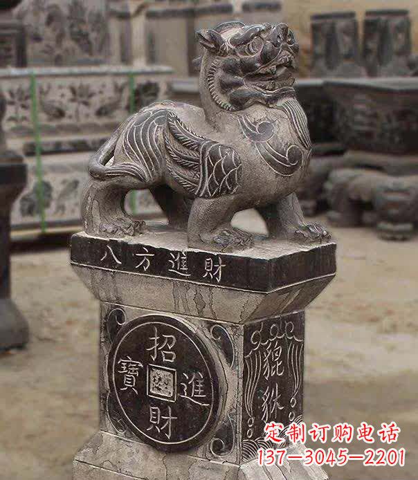 烟台仿古石雕貔貅雕塑