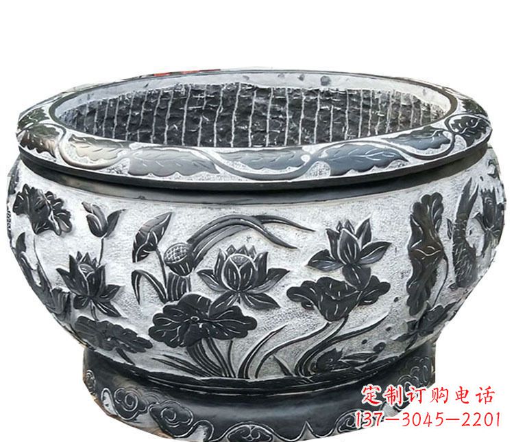 烟台传承古典,精致仿古庭院花盆雕塑
