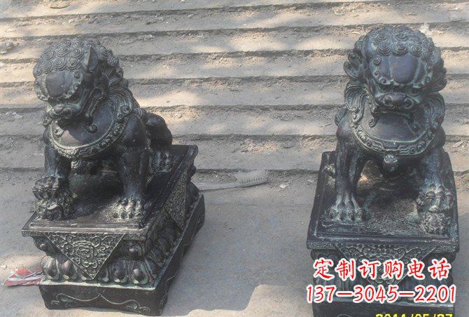 烟台仿古铸铜狮子雕塑