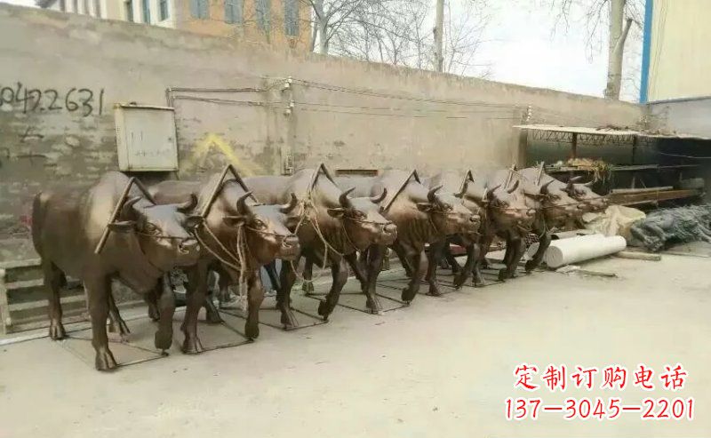 烟台仿铜玻璃钢动物雕塑