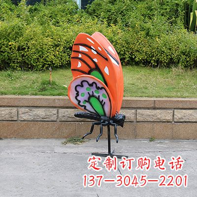 烟台仿真蝴蝶_大号蝴蝶红色款116x75x160