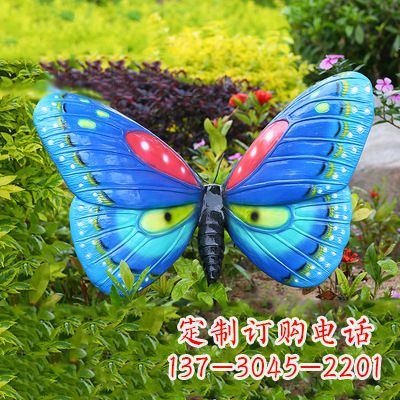 烟台仿真蝴蝶_蓝色款35x65x42