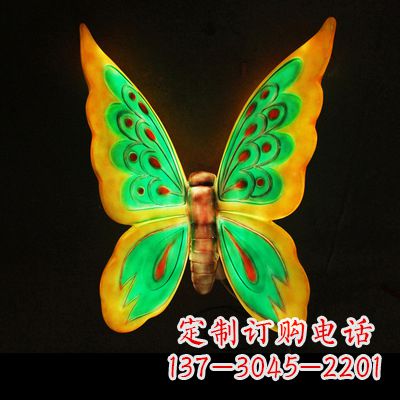 烟台仿真蝴蝶_绿色发光款73x50x30