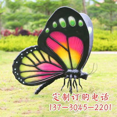 烟台仿真蝴蝶_品红色款405x78x110