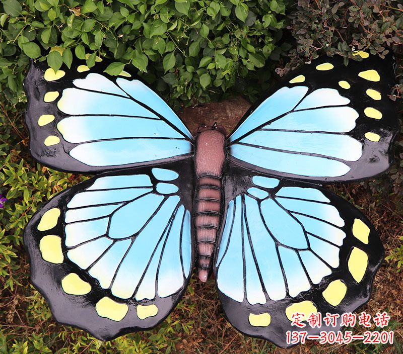 烟台仿真蝴蝶动物雕塑摆件