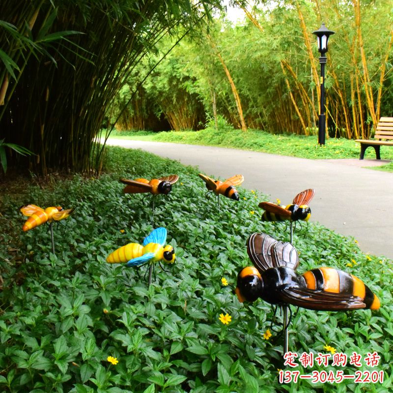 烟台中领雕塑自然蜜蜂雕塑