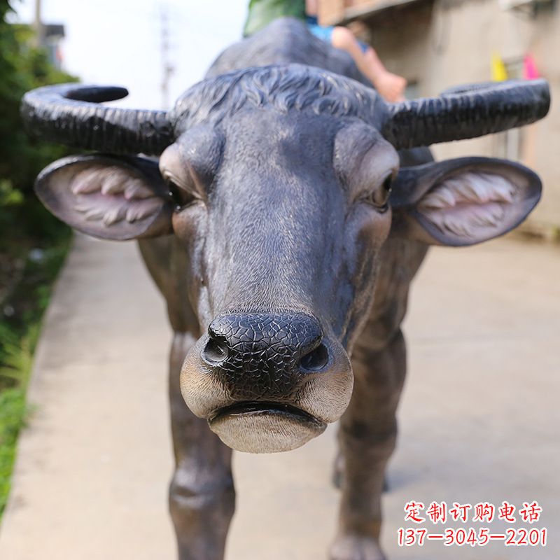 烟台精美水牛雕塑