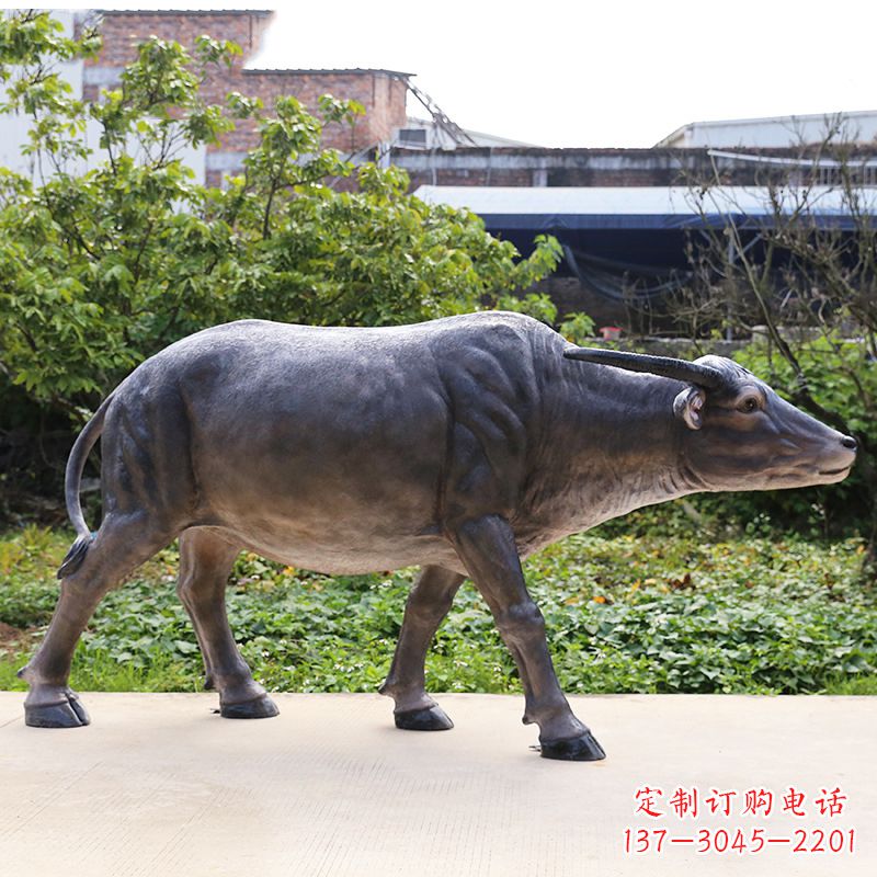 烟台高品质仿真水牛雕塑
