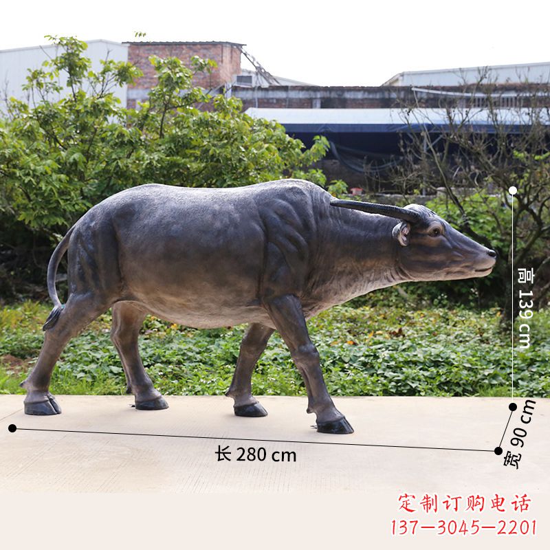 烟台仿真水牛雕塑